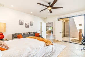 3 bedrooms, desk, iron/ironing board, free WiFi