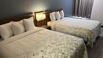 Studio, 2 Queen Beds, Non Smoking | Desk, laptop workspace, blackout drapes, WiFi (free)