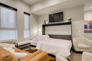2 bedrooms, iron/ironing board, travel crib, WiFi