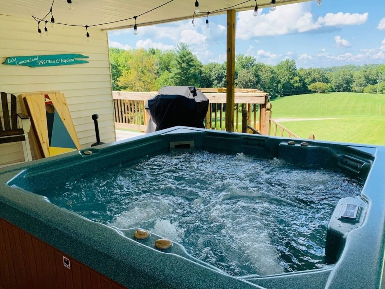 Bain à remous extérieur