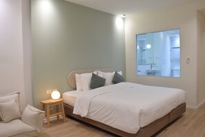 Deluxe kamer | Geluiddichte muren, gratis wifi, beddengoed