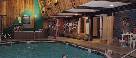 Indoor pool, outdoor pool