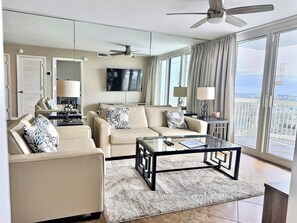 Smart TV - 5-Star Beachfront Condo at Pelican Beach Resort, Stunning views from 19th floor! (Destin)
