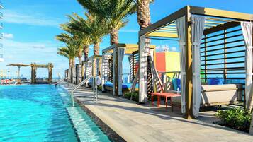 2 outdoor pools, pool umbrellas, sun loungers