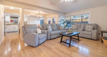 Modern Retreat | Game Room + Backyard Patio