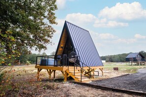 Exterior - Modern A-Frame Cabin: Hot Tub, TV, & Lake Views (Cedar Bluff)