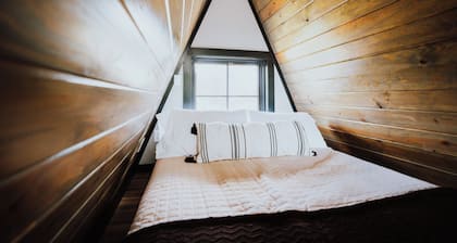 Lake Front Modern A-Frame Cabin: Hot Tub, TV, & Lake Views