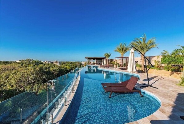 Outdoor pool - Tulum City Apartments M-208 (Tulum)