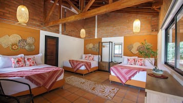 Habitación familiar, vistas al jardín | Wifi gratis