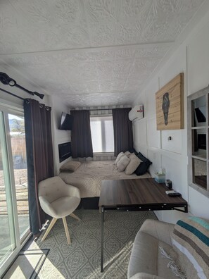 1 غرفة نوم وواي فاي وملاءات أسرّة