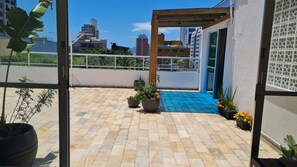Terrace/patio - Casa da Miss-Apt Pool View (Estreito Florianópolis)
