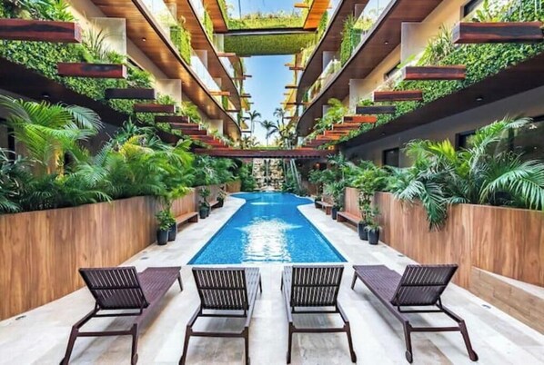 Outdoor pool - Tulum City Apartments M-228 (Tulum)