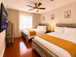 3 chambres, bureau, lit parapluie, Wi-Fi gratuit