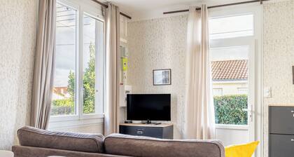 Maison de vacances avec terrasse privée, jardin privé et balcon