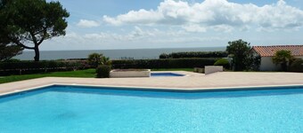 Holiday Home 'Plein Océan 35' with Sea View, Shared Pool and Private Garden
