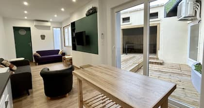 La maison de la Mer, house for 9 people in the town center