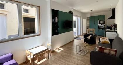 La maison de la Mer, maison pour 9 personnes en centre-ville