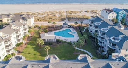 New Listing! Tidewater Ocean View! Steps from the Beach! Screened in Porch!