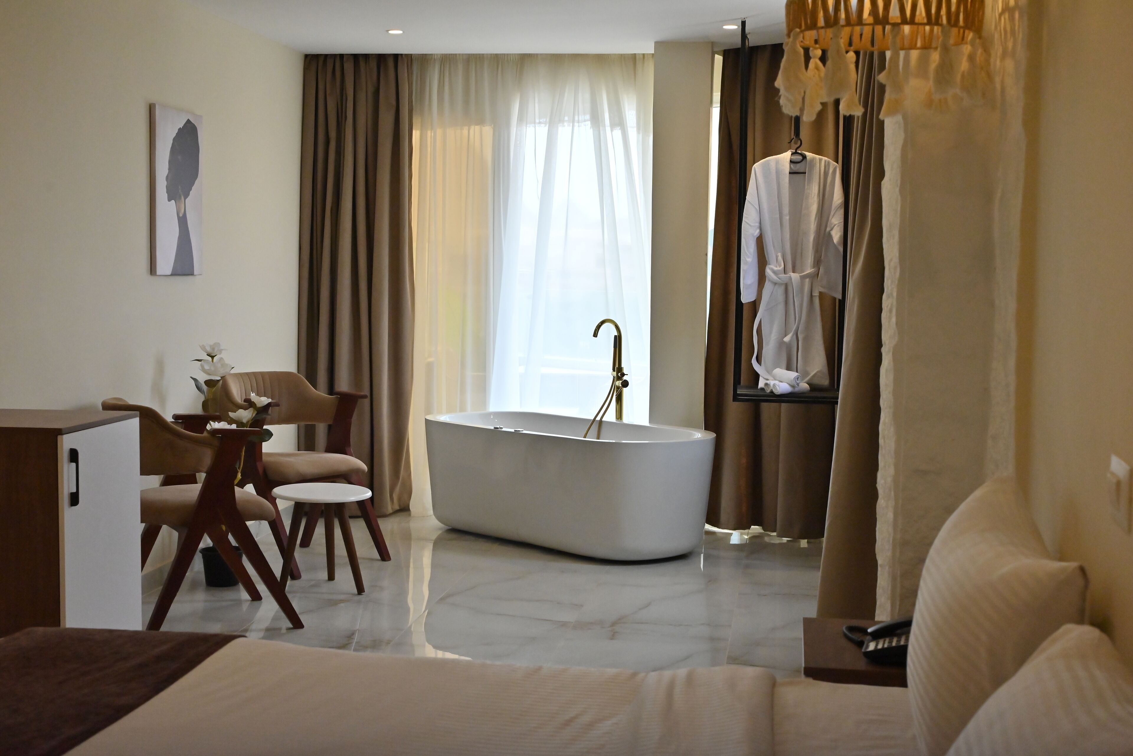 Egyptian cotton sheets, premium bedding, down duvets, memory-foam beds