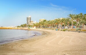 Vlak bij het strand