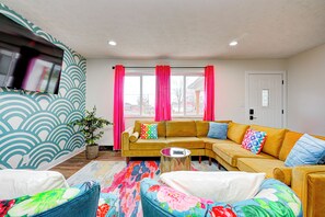 スマートテレビ、暖炉