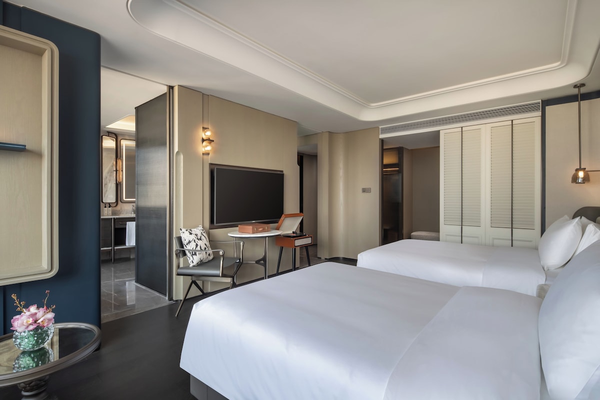Literie de qualité supérieure, couette en duvet d'oie, minibar