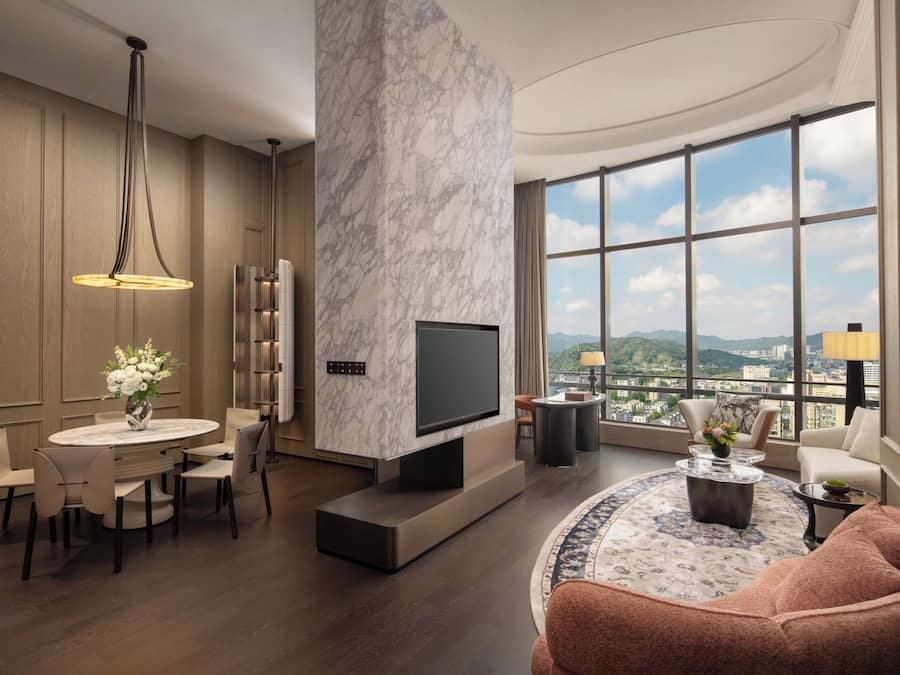 Sviitti, 1 yhden hengen sänky (Wulin) | Ylelliset vuodevaatteet, untuvapeitot, minibaari, tallelokero huoneessa