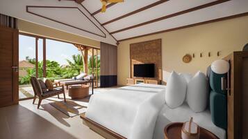 Suite, 1 Bedroom, Balcony (Dining, Outdoor Private Pool) | Minibar, in-room safe, blackout drapes, iron/ironing board