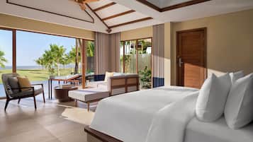 Villa, 1 Bedroom, Beachfront (Outdoor Private Pool) | 1 bedroom, minibar, in-room safe, blackout curtains