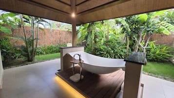Villa, 3 Bedrooms, Beachfront (Outdoor Private Pool) | Minibar, in-room safe, blackout curtains, iron/ironing board