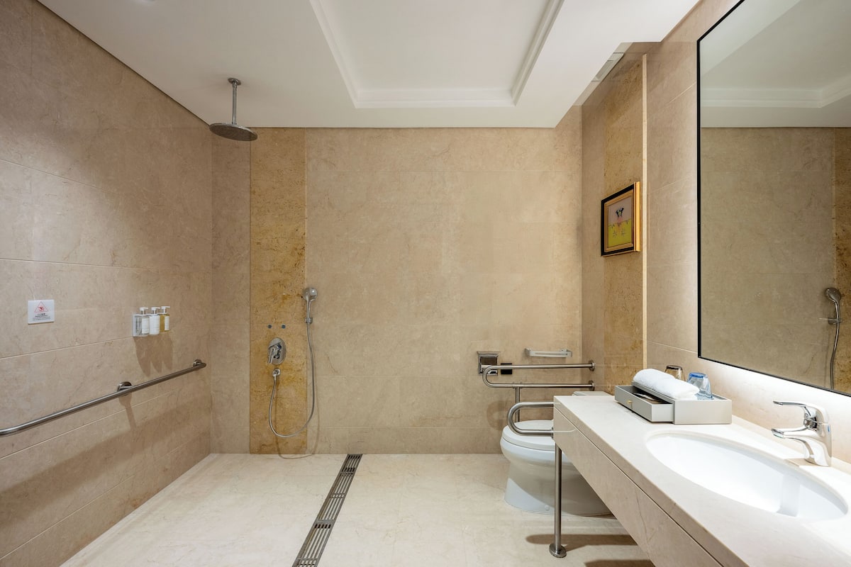 Standard Room, 1 King Bed, Accessible | Bathroom