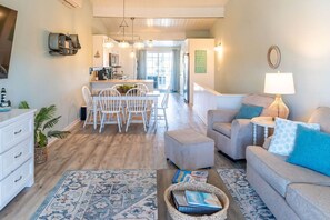 Smart TV, books - Two Bedroom Townhome Steps From the Beach! (Atlantic Beach)