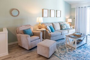 Smart TV, books - Two Bedroom Townhome Steps From the Beach! (Atlantic Beach)