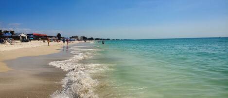Beach nearby, beach towels