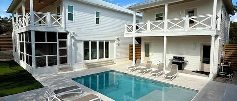 Una piscina climatizada