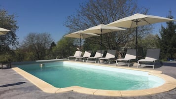 Una piscina riscaldata