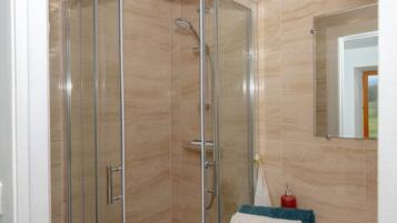 Dusch, hÄrtork och handdukar