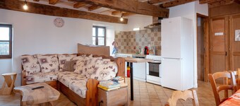 Apartment 'Les Hirondelles' with Mountain View, Private Terrace and Private Garden