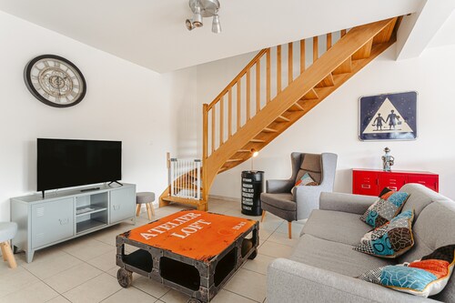 Holiday Home “Entre Plage et Marais” with Private Terrace and Wi-Fi