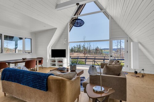 Modern 4 Bedroom A-Frame on 21 Private Acres