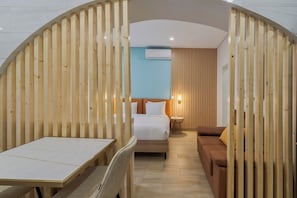 1 habitación y ropa de cama 