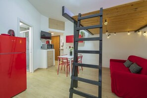 Living area - Check in information:You won’t need to meet anyone to access the apartment. Before arrival, you will receive a link to access the Guest Portal, where you can complete the self check-in directly from your phone by entering the ID details of all guests a (Milan)