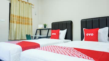 Kamar Twin Deluks | Meja kerja, Wi-Fi gratis, dan seprai linen