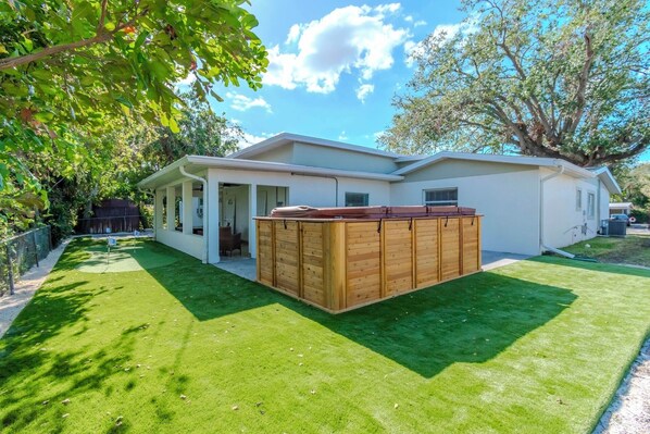 Overnatningsstedets område