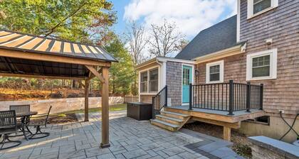 Family-Friendly Home Near Beach with Fenced Yard | Fire Pit, Three Bedroom Plus Office make for Four Unique Sleeping Spaces, Pocasset Home Perfect for Families, Host up to 7, 24 Hr Hospitality