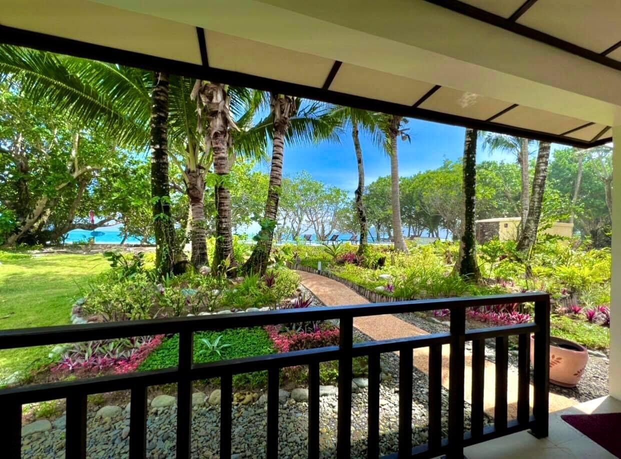 Suite Romantique, balcon, vue partielle sur la mer | Vue depuis le balcon