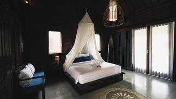 Chambre Double Deluxe, patio, vue piscine | Bureau, espace de travail pour ordinateur portable, Wi-Fi gratuit