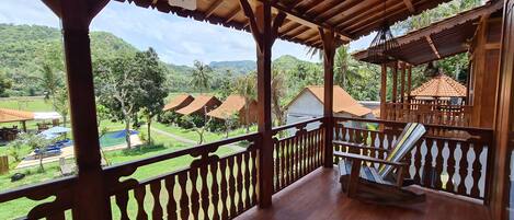 Family Villa, Pool View | Balcony