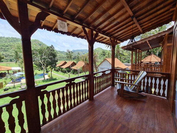Family Villa, Pool View | Balcony