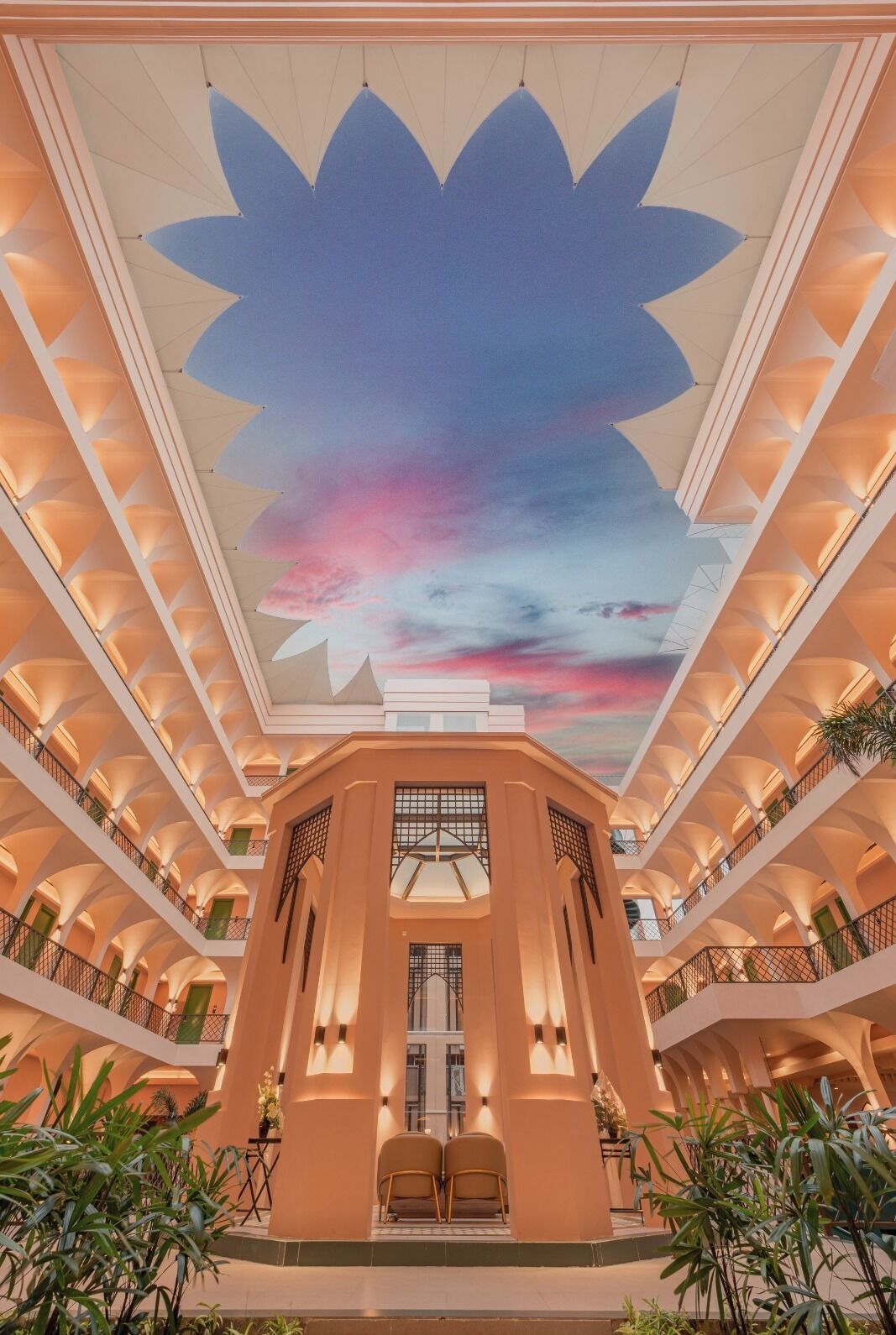 Facciata della struttura